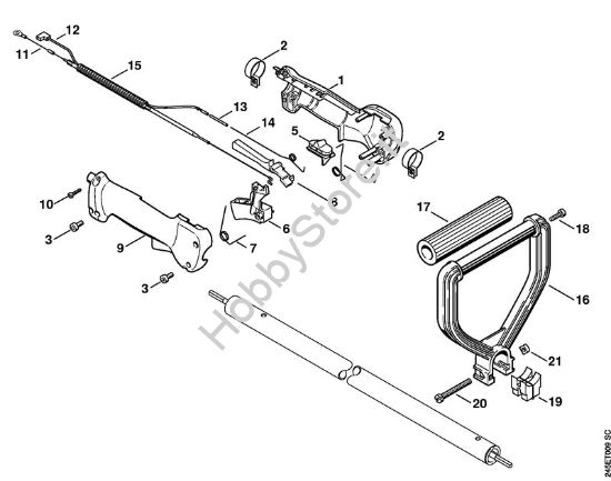 Impugnatura (24.2002) FC 85 FC 85 brand Stihl